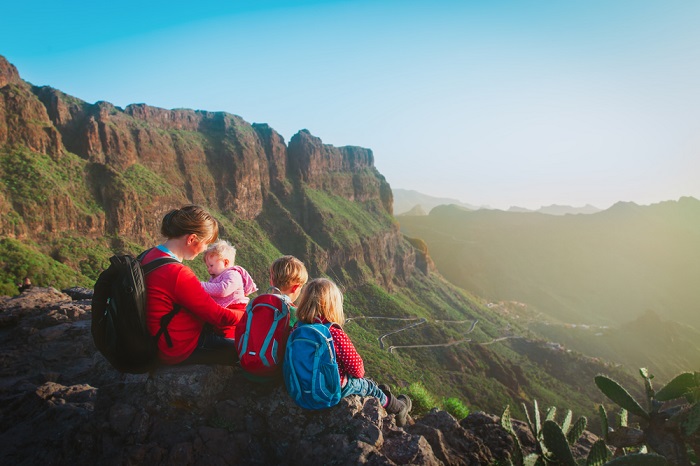 Wandern mit Kindern im Teno-Gebirge, Teneriffa