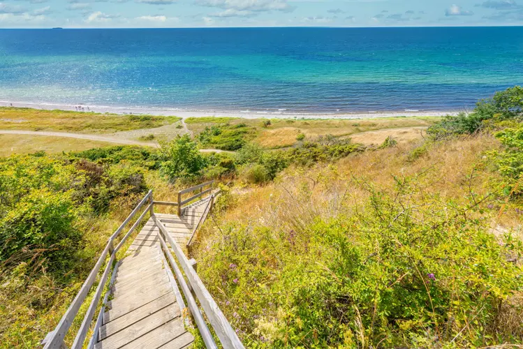 A view from Jernhatten, which is part of the Mols Bjerge National Park in Denmark