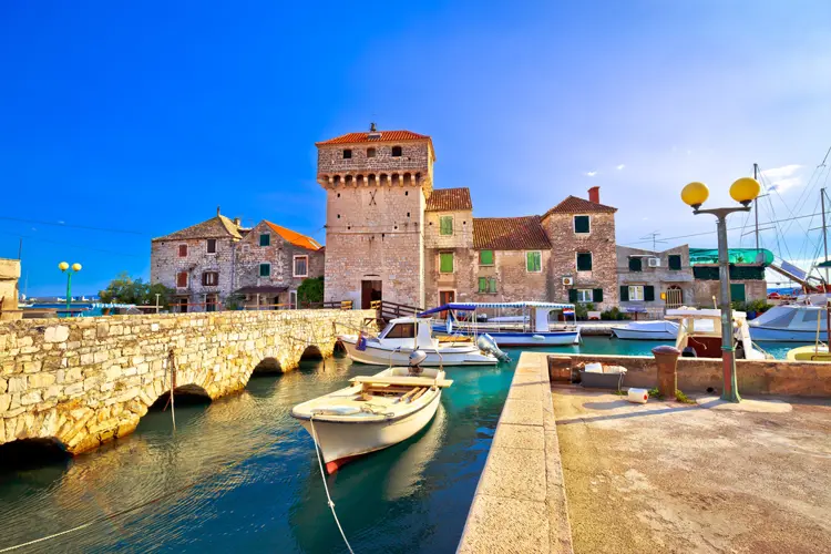 Alte Stadt Kastel Gomilica am Meer