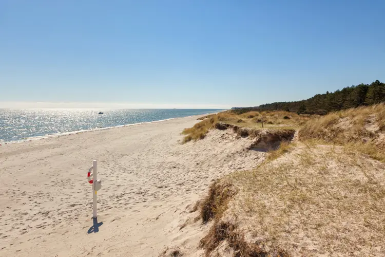 Beach and dunes at Grenaa, Djursland peninsula, Denmark