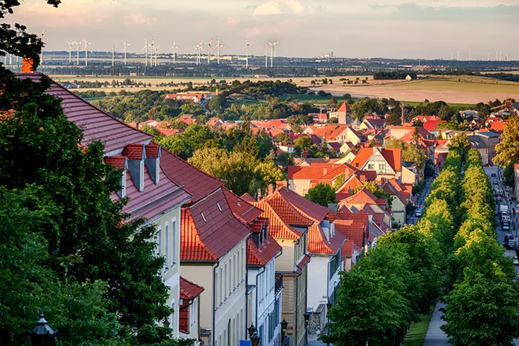 Blick auf Ballenstedt