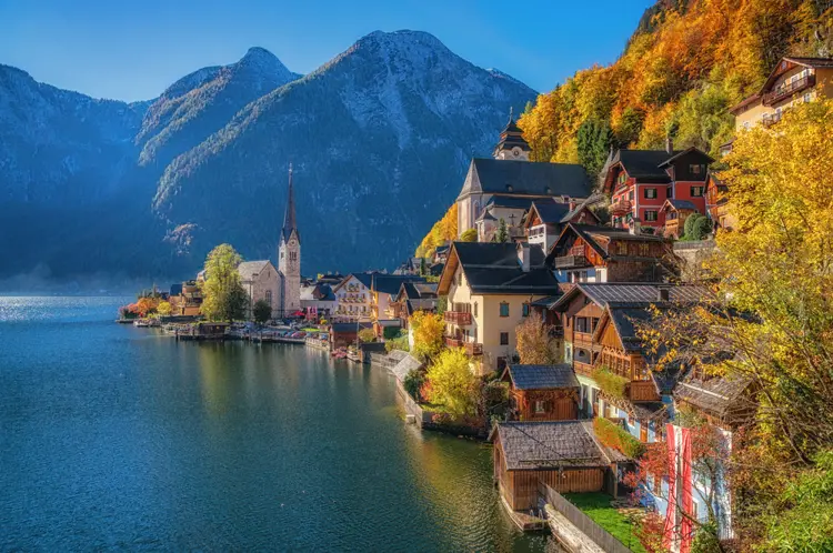 Hallstatt Bergdorf, Salzkammergut