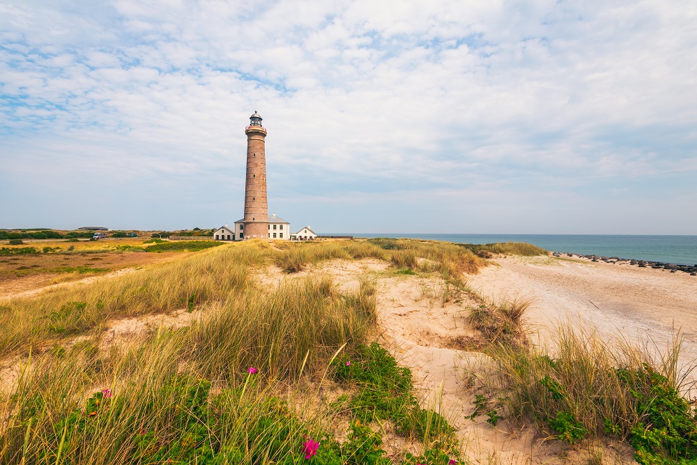 Leuchttum in Skagen, Nordjütland, Dänemark