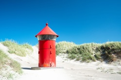 Leuchtturm Agger Tange, Thyborøn-Kanal, Dänemak