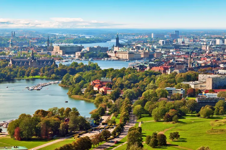 Luftaufahme von Stockholm