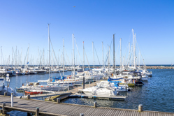 Segelboote in der Marina von Kuehlungsborn