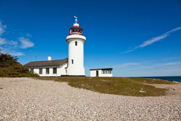 Sletterhage lighthouse, Helgenæs peninsula, Djursland, Denmark