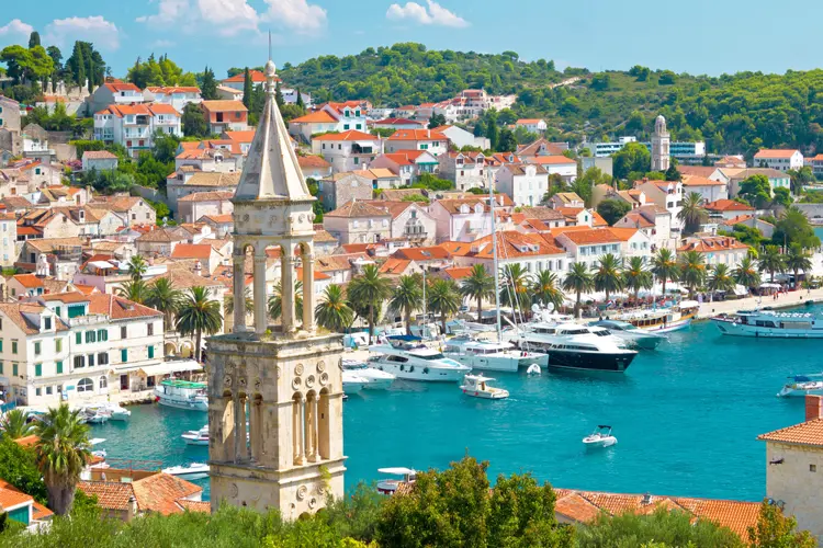 Stadt Hvar Hafen