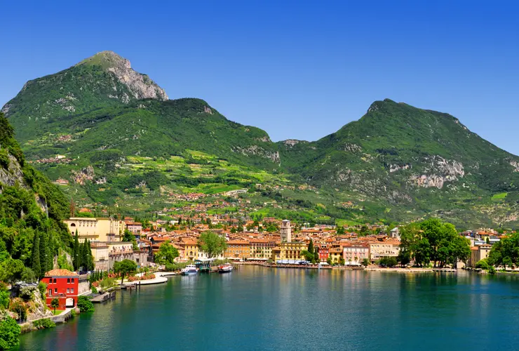 Stadt Riva del Garda am Gardasee