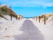 Durch die Duenen zum Strand von Kuehlungsborn