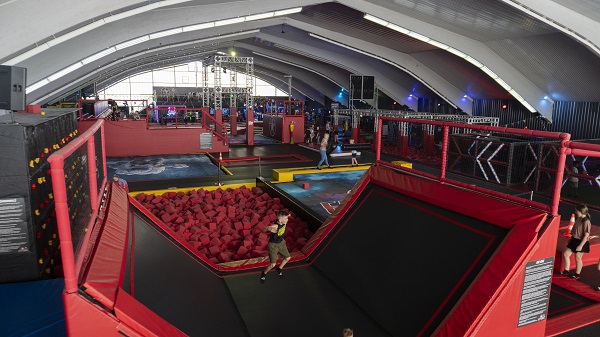 Der EasyJump Trampolinpark in Schwerin, Flic Flac