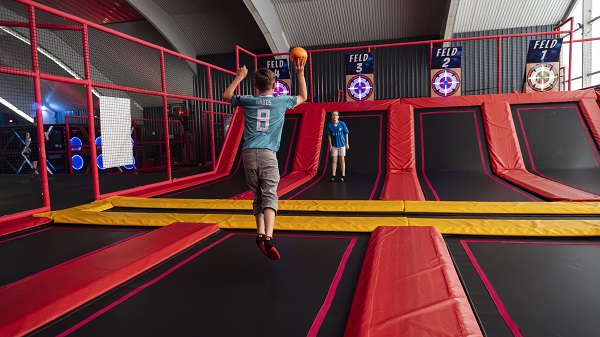 Der EasyJump Trampolinpark in Schwerin, Cyber Dodgeball