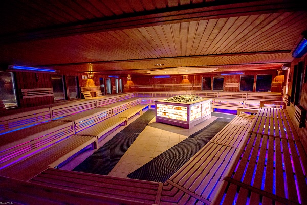 Die Sauna der Kristall Therme Bad Klosterlausnitz