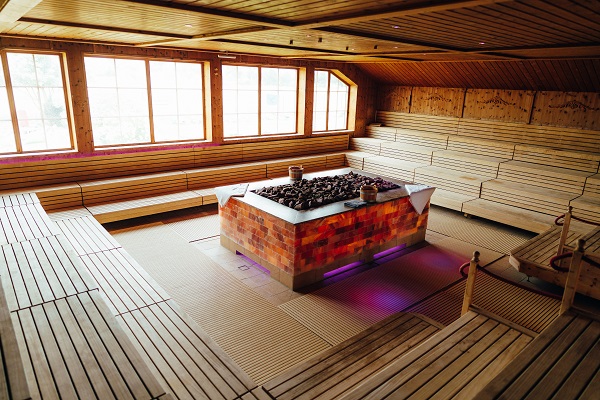 Die Sauna der Kristall Therme Bad Wilsnack