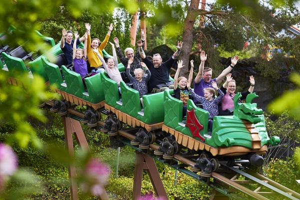 Die Drachenbahn im LEGOLAND® Billund Resort
