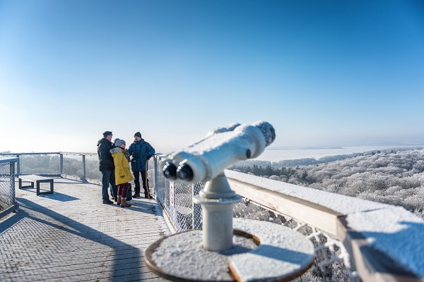 Gruppe im Winter - Naturerbe Zentrum Rügen