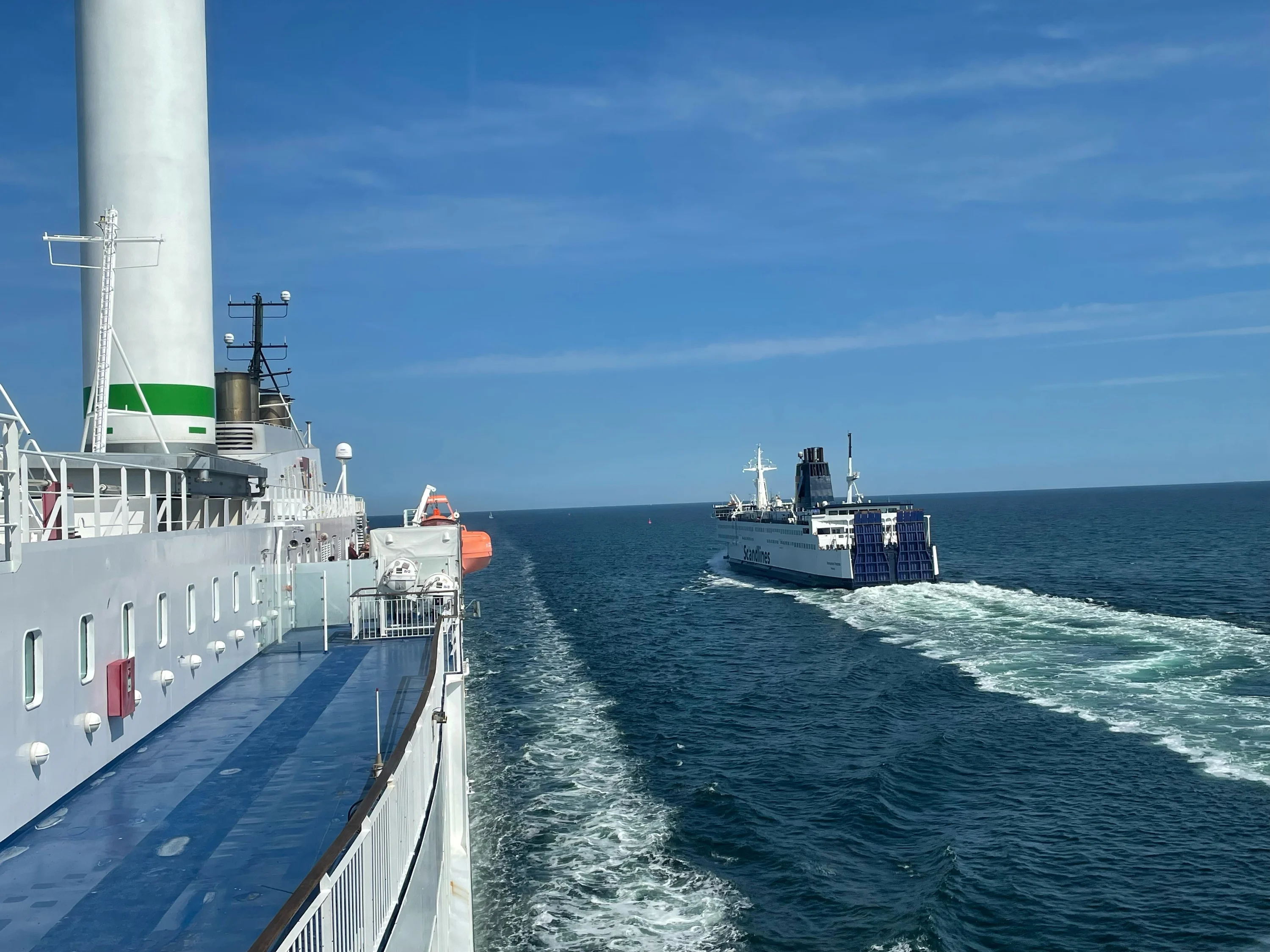 Die Rostock-Gedser Fähre von Scandlines