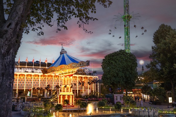 Tivoli im Sommer