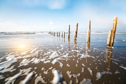 Küste auf der Insel Römö in Dänemark