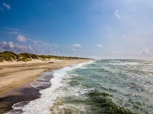Blick auf den Strand von Söndervig